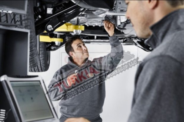 Porsche Car ENgine & Filter Change Service Offer just 300 AED, Limited Edition at Turkia Auto Workshop Sharjah UAE.