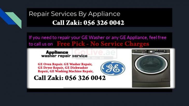 GE Washer Repair Free Pick