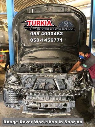 Range Rover Workshop Sharjah Best Service Center & Repair Workshop.