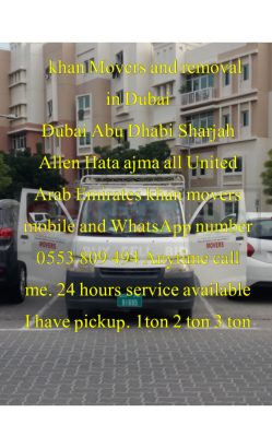 KHAN MOVERS IN DUBAI 0553809494