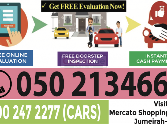 Sell Your Used car in 15 Minutes – Get instant CASH Payment – DubaiUsedCarDealer.com