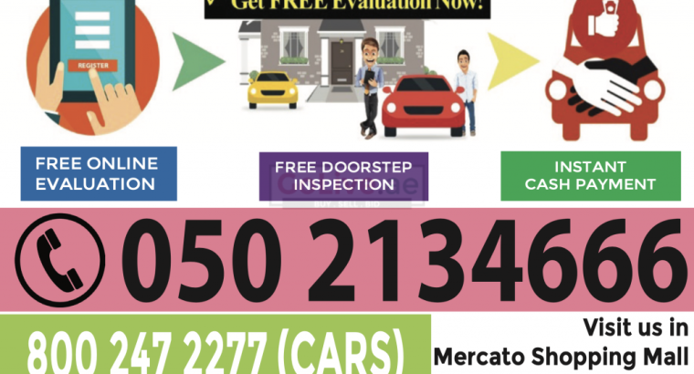Sell Your Used car in 15 Minutes – Get instant CASH Payment – DubaiUsedCarDealer.com