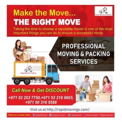 BEST PROFESSIONAL MOVERS IN UAE