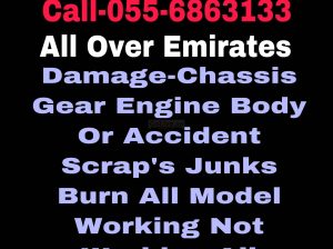 SALE CARS 055 6863133 WE BUY USED ACCIDENT DAMAGE SCRAP JUNKS ALL MODEL