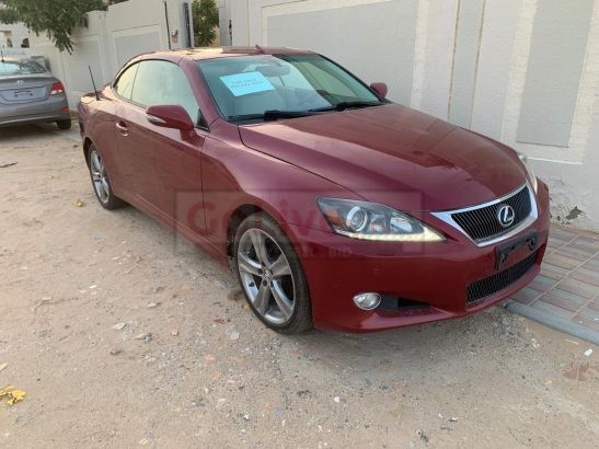 LEXUS IS 250C 2012 IN PERFECT CONDITION DONE 96,710 MILES IMPORTED CONVERTIBLE CAR