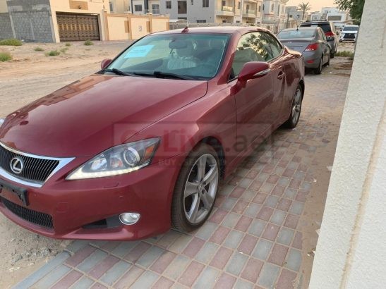 LEXUS IS 250C 2012 IN PERFECT CONDITION DONE 96,710 MILES IMPORTED CONVERTIBLE CAR