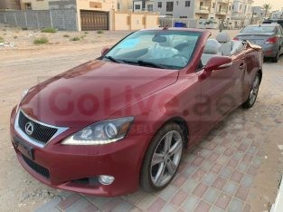LEXUS IS 250C 2012 IN PERFECT CONDITION DONE 96,710 MILES IMPORTED CONVERTIBLE CAR