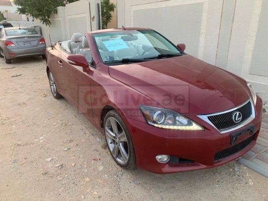 LEXUS IS 250C 2012 IN PERFECT CONDITION DONE 96,710 MILES IMPORTED CONVERTIBLE CAR