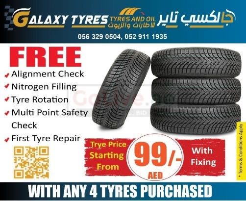 Get the Best Service in Less only At Galaxy Tyres