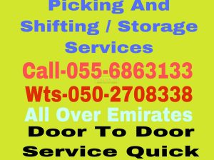 RELOCATION AND PICKING SERVICES 055 6863133 UAE