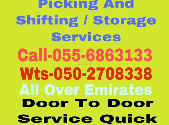 RELOCATION AND PICKING SERVICES 055 6863133 UAE