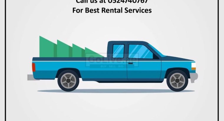 Pickup For Rent in Dubai Marina 052-4262123