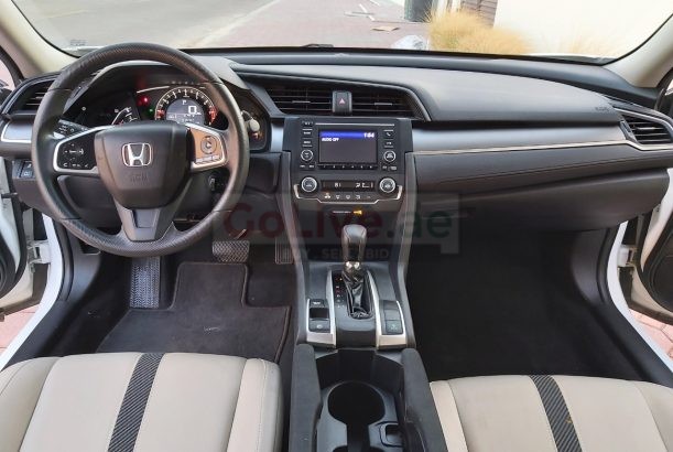 HONDA CIVIC 2018, WHITE COLOR, MID OPTION, WITH CAMERA, USA IMPORTED , PERFECT CONDTION