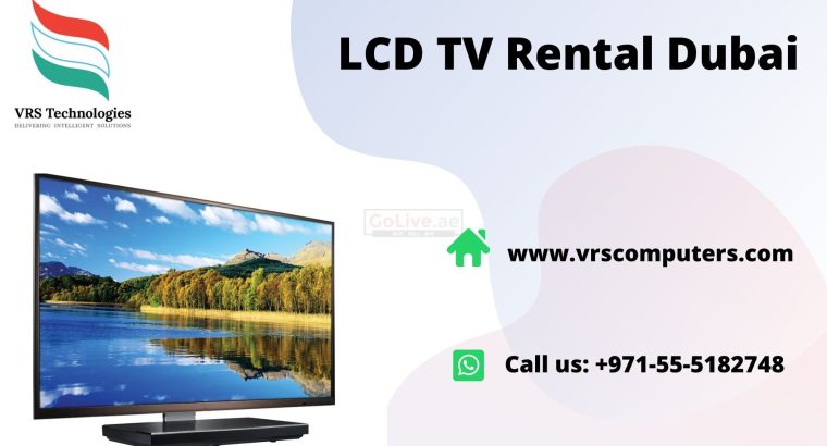 Hire TV Rental Services in Dubai at VRS Technologies