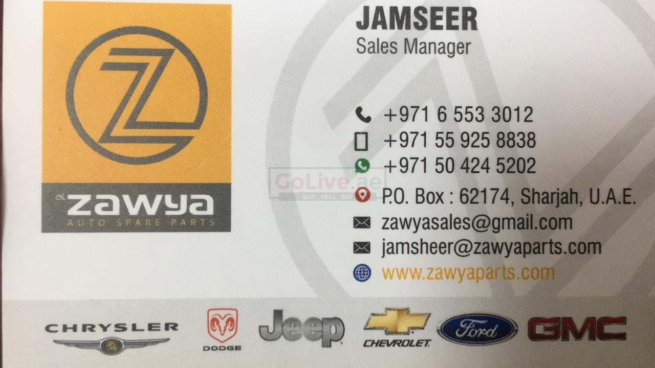 Zawya Auto Spare Parts American Cars ( New Replacement Auto Parts Dealer )
