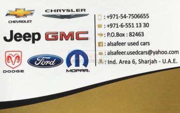 Al Safeer Used Cars and Auto Spare Parts TR LLC ( American Cars Used Auto Spare Parts )