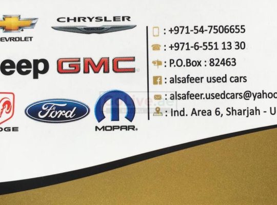Al Safeer Used Cars and Auto Spare Parts TR LLC ( American Cars Used Auto Spare Parts )