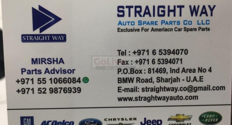 Straight Way Auto Spare Parts TR ( American Cars Parts )