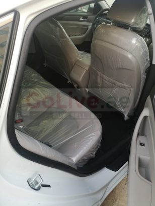 HYUNDAI SONATA 2015 MID OPTION WHITE , USA IMPORTED FOR SALE ( CUSTOM DOCUMENT )