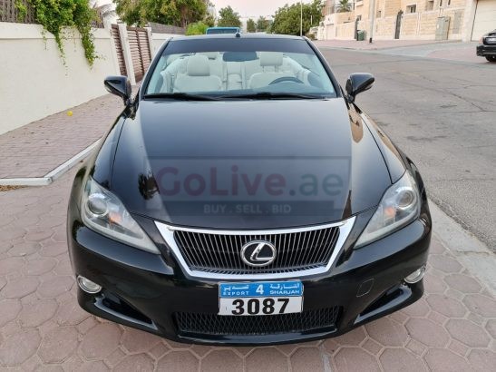 LEXUS IS250C SPORTS CONVERTIBLE 2012 FULL OPTION AMERICAN SPECS FOR SALE
