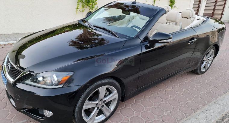 LEXUS IS250C SPORTS CONVERTIBLE 2012 FULL OPTION AMERICAN SPECS FOR SALE