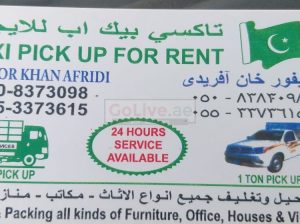 Mover and pick up for rent