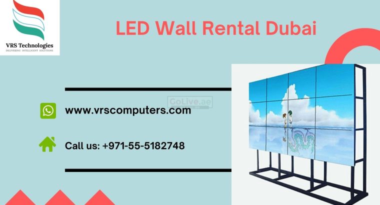 Where Can I Get Best Video Wall Rentals in Dubai?