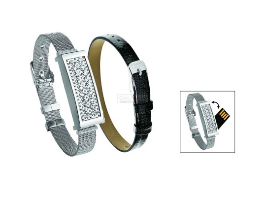 4GB USB with Interchangeable Bracelet Set