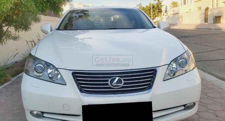 LEXUS ES350 2008,GCC,FULLY LOADED LOW MILEAGE ACCIDENT FREE