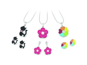 Three Necklace and Earrings Set for Kids