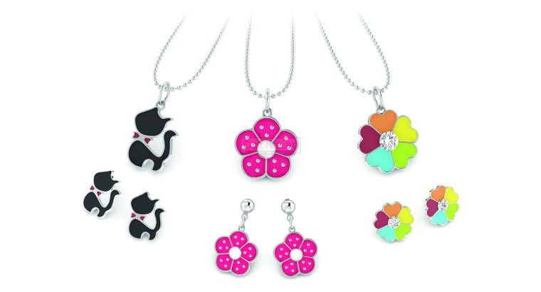 Three Necklace and Earrings Set for Kids