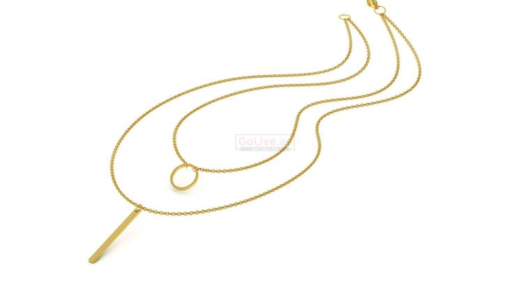 Gold Plated 2-Layered Necklace