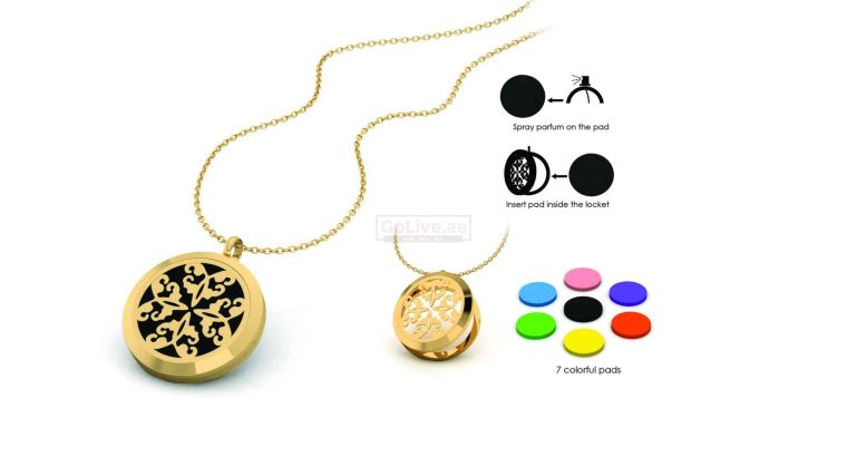Gold Plated Perfume Locket Pendant