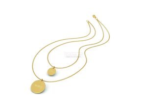 Gold Plated 2-Layered Necklace