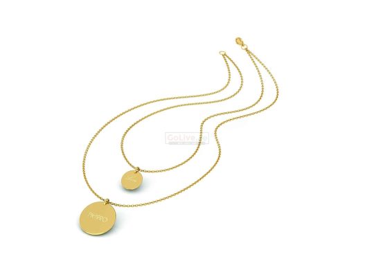 Gold Plated 2-Layered Necklace