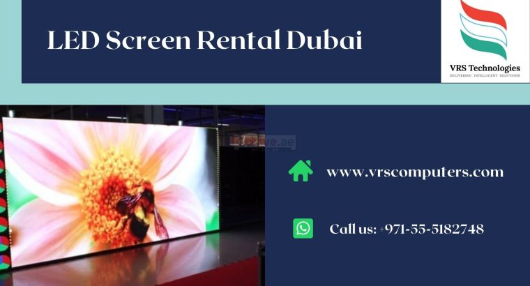 Big LED Screens for Hire Solutions for Events in Dubai