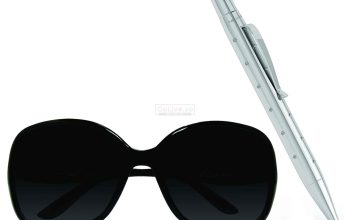 Ladies Sunglasses and Crystal Studded Ballpoint Pen