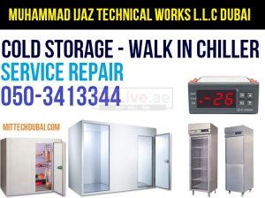 Chiller Freezer Walk in Chiller Cold Room Storage Service Repair in Dubai