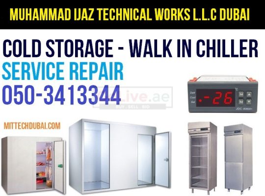 Chiller Freezer Walk in Chiller Cold Room Storage Service Repair in Dubai