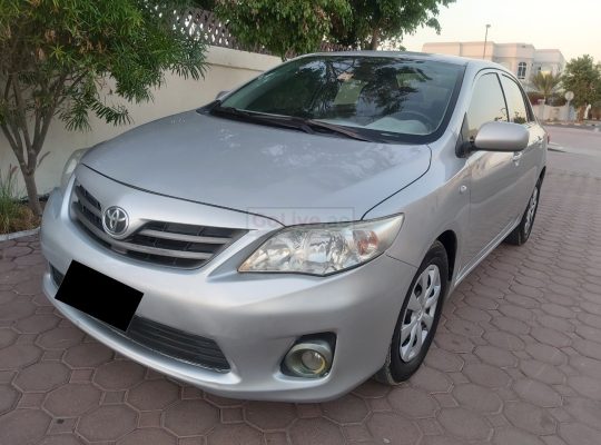 TOYOTA COROLLA XLI 2013, GCC, WELL MAINTAINED, ACCIDENT FREE