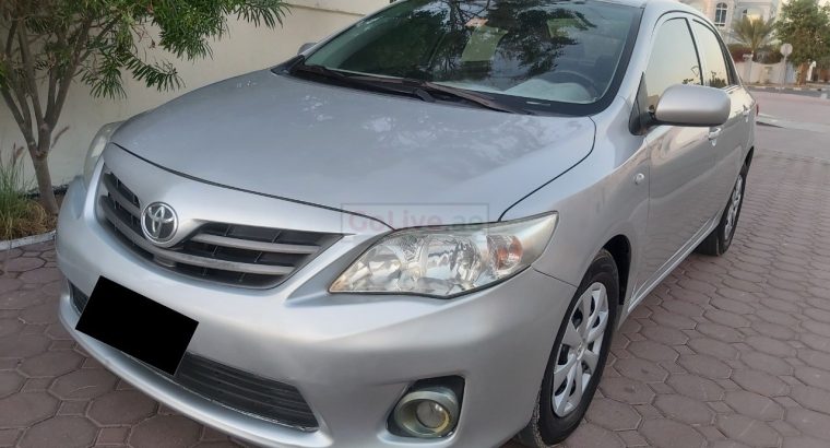 TOYOTA COROLLA XLI 2013, GCC, WELL MAINTAINED, ACCIDENT FREE