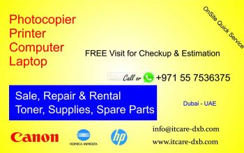 0557536375 Canon Photocopier Printer Repair Dubai