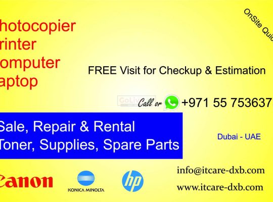 0557536375 Canon Photocopier Printer Repair Dubai