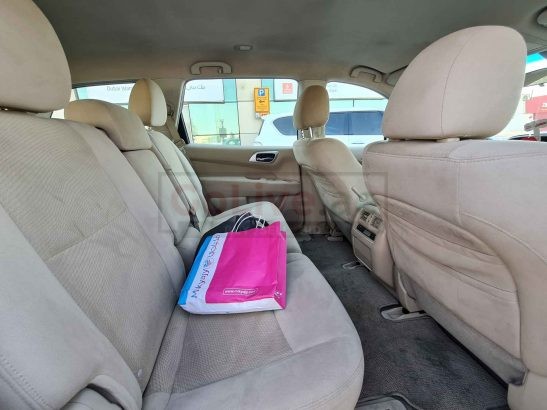 NISSAN PATHFINDER 2013 SUV WHITE COLOR 7 SEATER GCC SPECS SINGLE ONWER AGENCY SERVICE