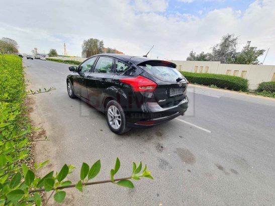 FORD FOCUS 2018, SE MID OPTION, REAR CAMERA, HATCHBACK, BLACK COLOR IN AMAZING CONDITION