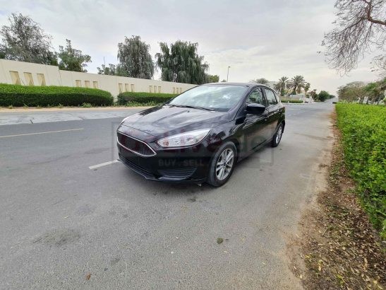 FORD FOCUS 2018, SE MID OPTION, REAR CAMERA, HATCHBACK, BLACK COLOR IN AMAZING CONDITION