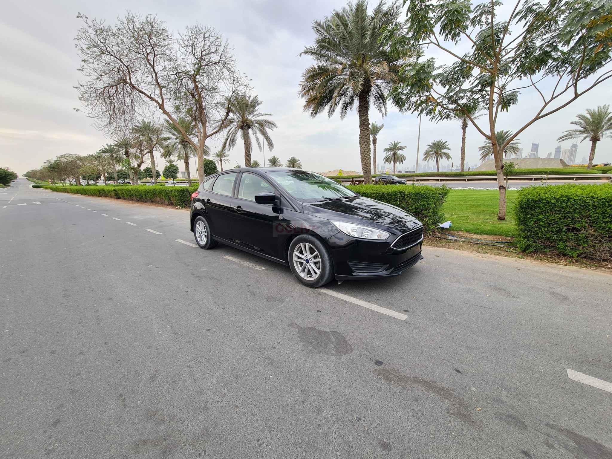 FORD FOCUS 2018, SE MID OPTION, REAR CAMERA, HATCHBACK, BLACK COLOR IN AMAZING CONDITION