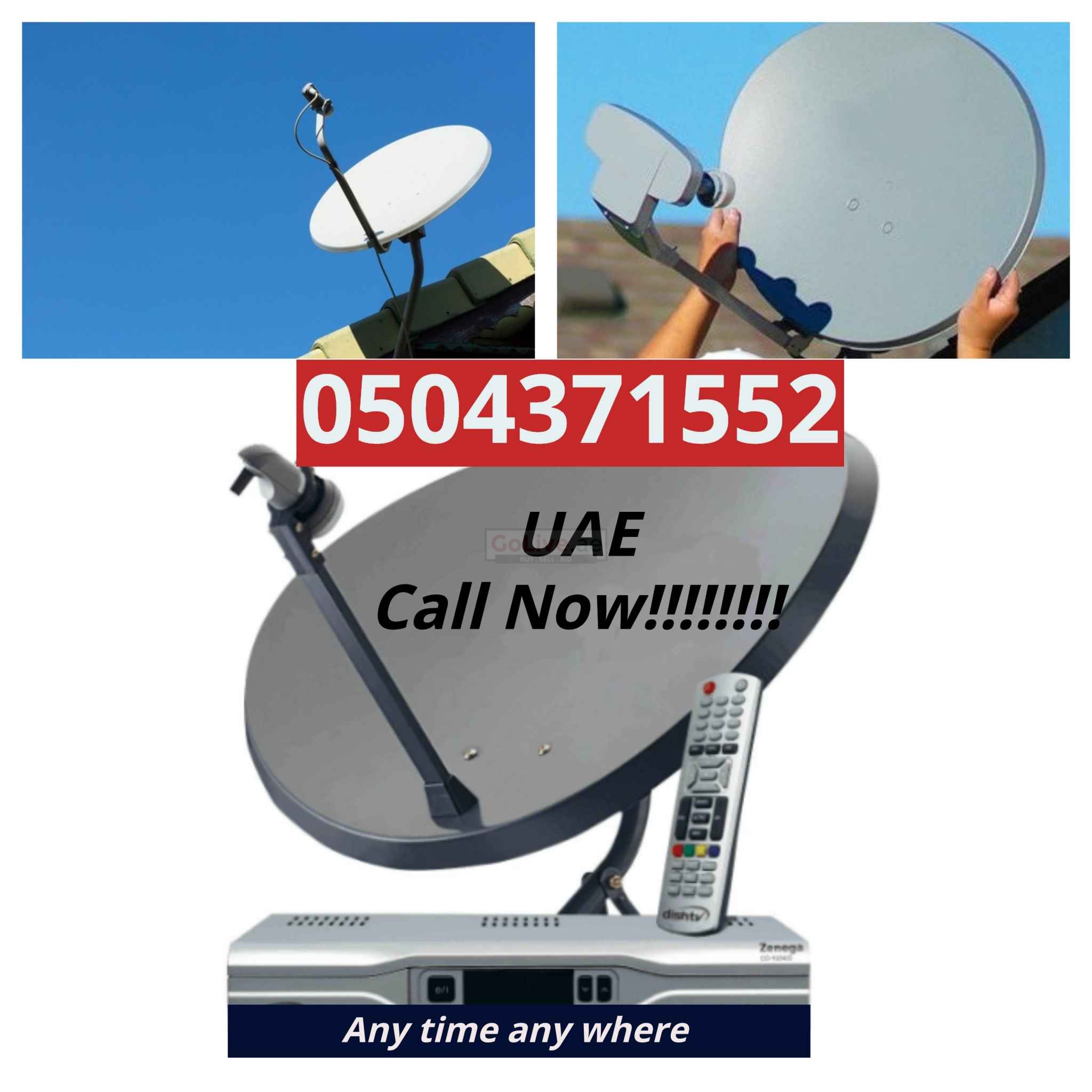 Satellite Dish tv Installation 050 4371552 in Dubai UAE