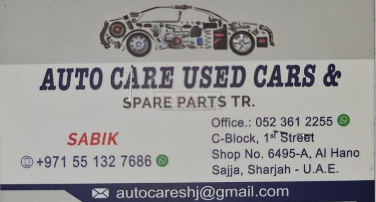 AUTO CARE USED CARS AND SPARE PARTS TR ( USED PARTS MARKET SHARJAH )
