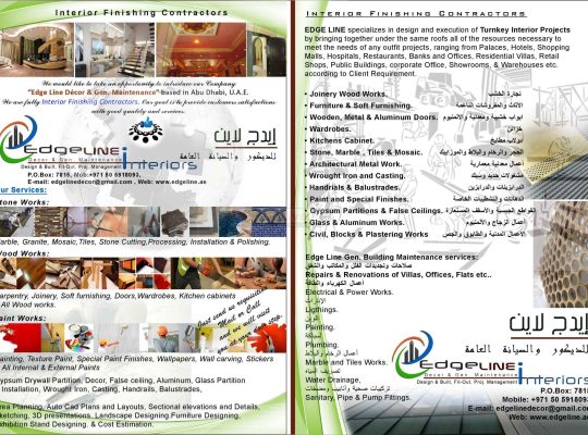 Villa Repairs, Decor & Renovations
